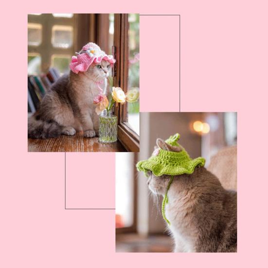 Katzenmütze Superweiches, bezauberndes Aussehen Hautfreundlich Leicht zu tragendes Anziehgarn