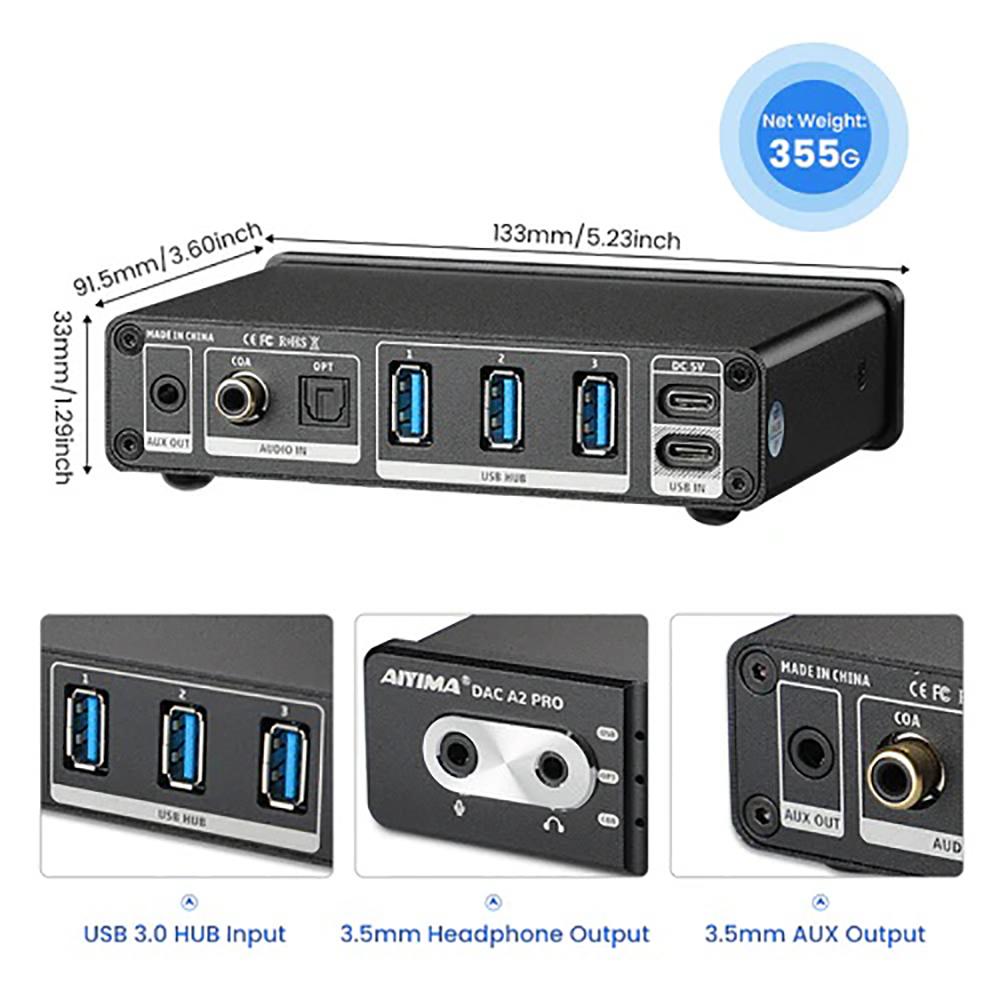 Power Amplifier AIYIMA DAC-A2 PRO
