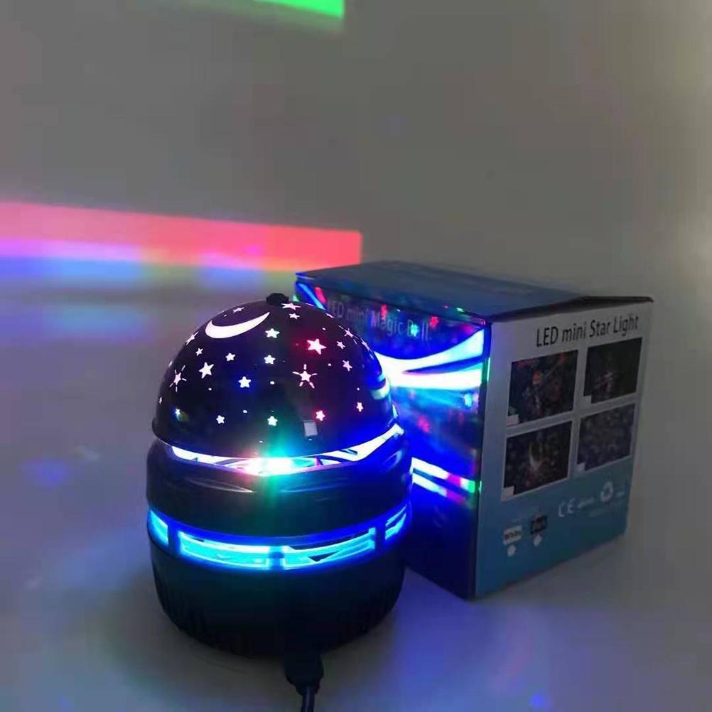 Star Night Light Projector for Kids 360 Degree Rotation LED Projection Lamp USB Colorful Gypsophila