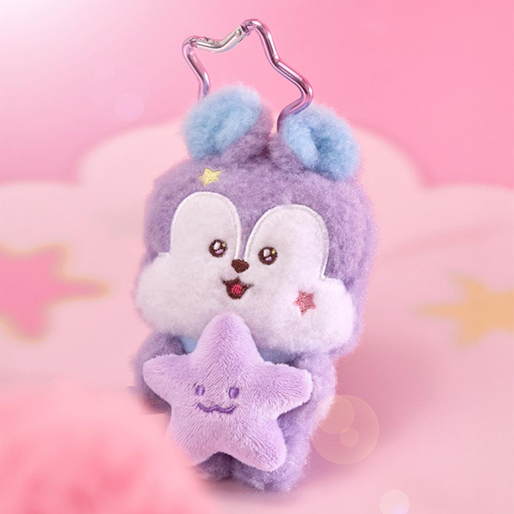 BT21 The Journey Purple Star Plush Doll Keyring - MANG