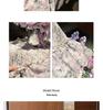 Waist-Cinching 2026 Floral One-Shoulder Short Dress with Elastic Waist - New Summer Style for Women