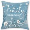 Watercolor Floral Pattern Pillowcasebedroom Living Room Sofa Home Decor Polyester Cushion Cover With Zipper