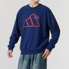 Adidas Sweatshirts Men's Blue Crew Neck Moderate JM1004-