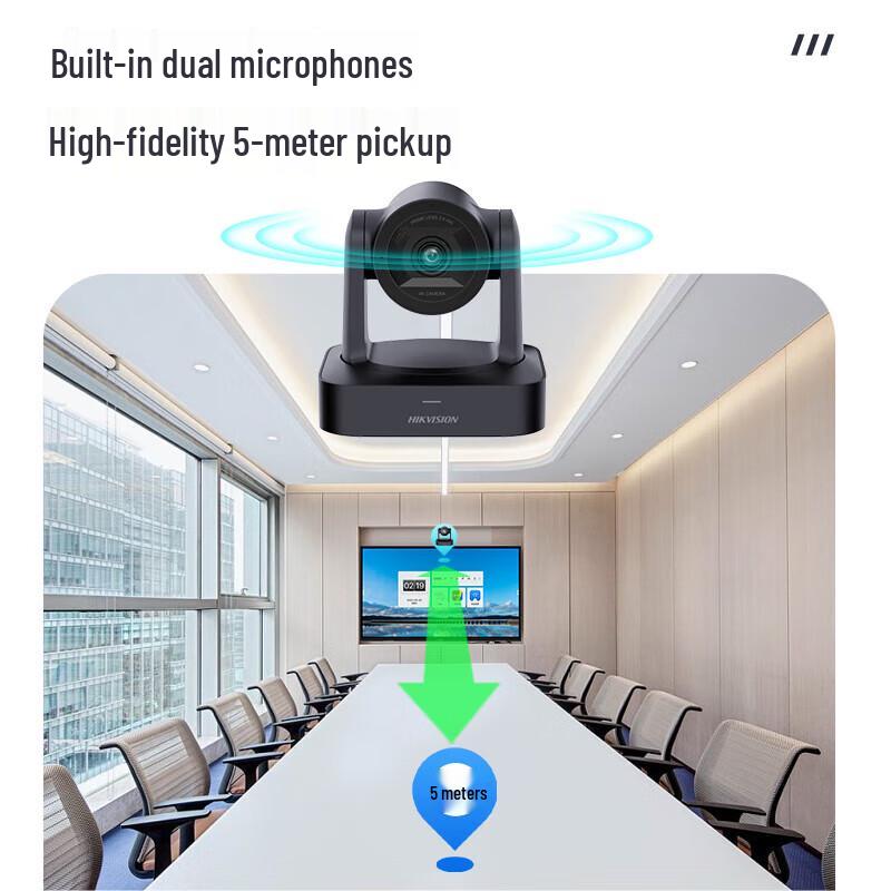 Hikvision 4K Live Streaming Webcam with Remote Pan/Tilt