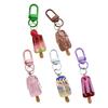 Cute Cartoon Ice Cream Keychain Durable Resin Key Ring For Bag Charm Accessory Perfect Gift For Friends Kids Birthday Party
