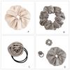 Silk Feeling Hair Tie Rosettes Hair Catch Hair Holder Silky Scrunchies Hair Rope