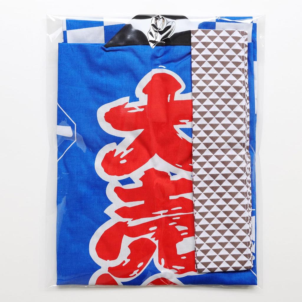 Sasagawa Happi Big Includes One Size Fits Coat, Takamark, Blue, Sale, Obi, All, 40-3108