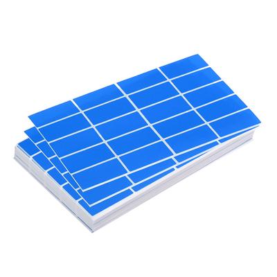 2000Etykiet/100 Arkuszy Samoprzylepne Kolorowe Etykiety Naklejki 40x19mm Kolorowe Prostokątne Naklejki Naklejka Kod Koloru do Folderu Słoika