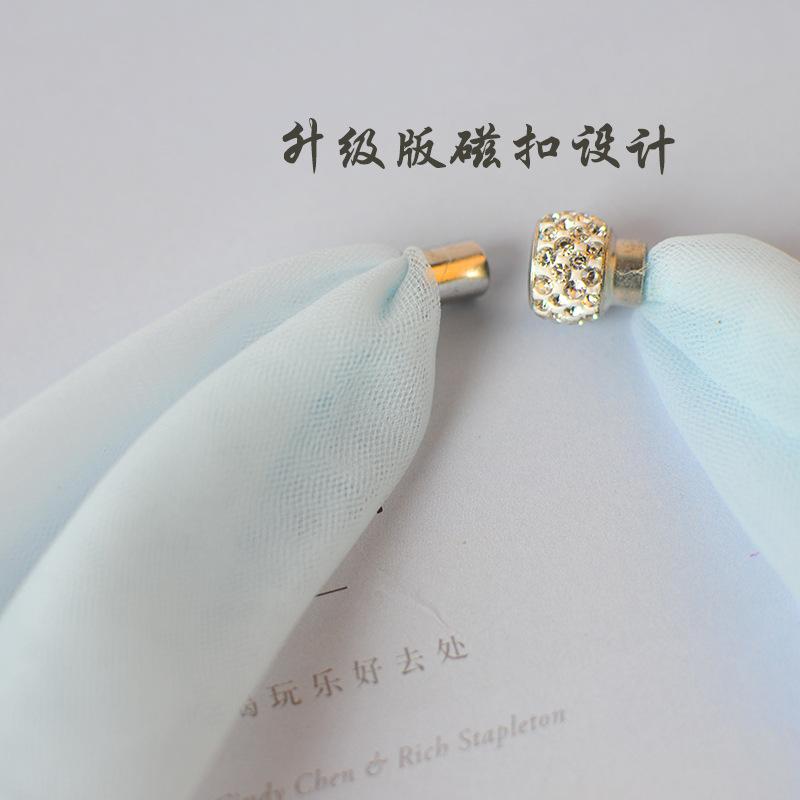 Elegante Netzspitze Perlendekoration Niedlicher Schal Halskette Hochzeit Abschlussball Schmuck Für Frauen Kurzer Halsbedeckung Bekleidungszubehör