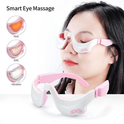 3D EMS Mikroproudový pulzní oční masážní přístroj Relaxační vyhřívání Terapie Akupresura Únava Úleva Redukce vrásek Krevní oběh