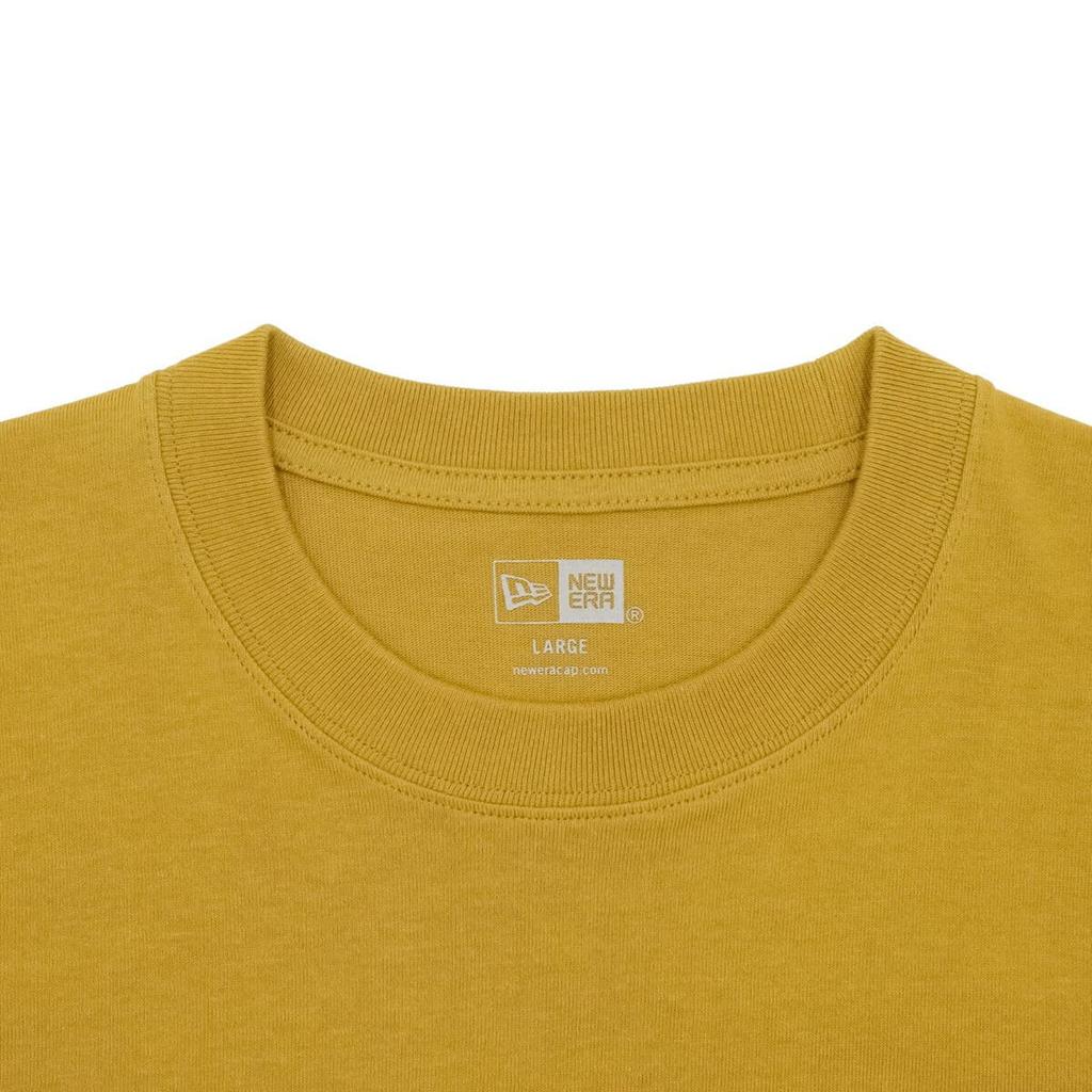 NEW ERA Short Sleeve Pocket T Shirt Brushed Bronze S Cotton Pocket Tee Mini Brand Logo S/S