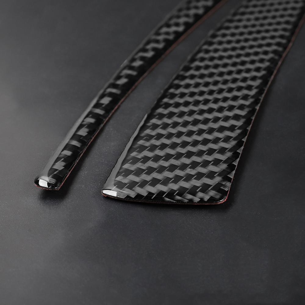 4PCS Carbon Fiber Look Door Decoration Cover Trim For Toyota Supra A90 2019-2022