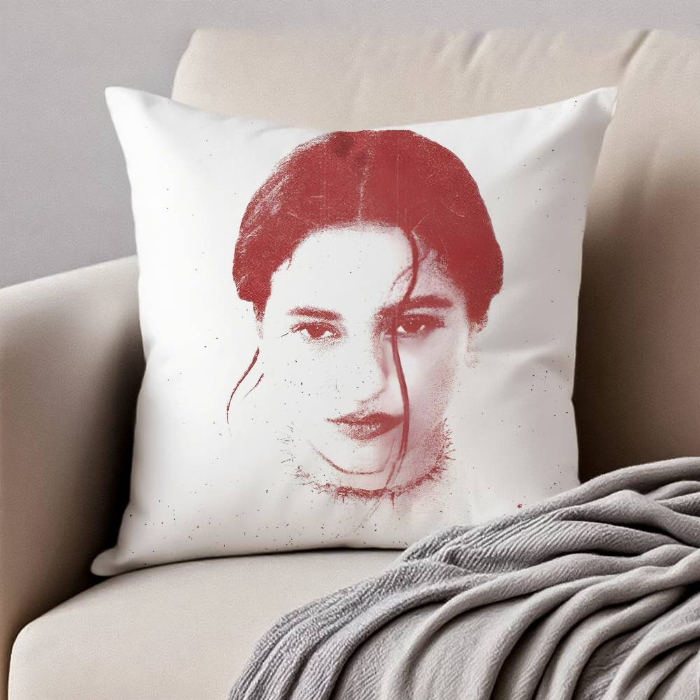 

R-RosaliaS Наволочка Motomami Наволочка против пылевых клещей Невидимая молния Шелковистый короткий плюш Чехол для диванной подушки 12x12Inch