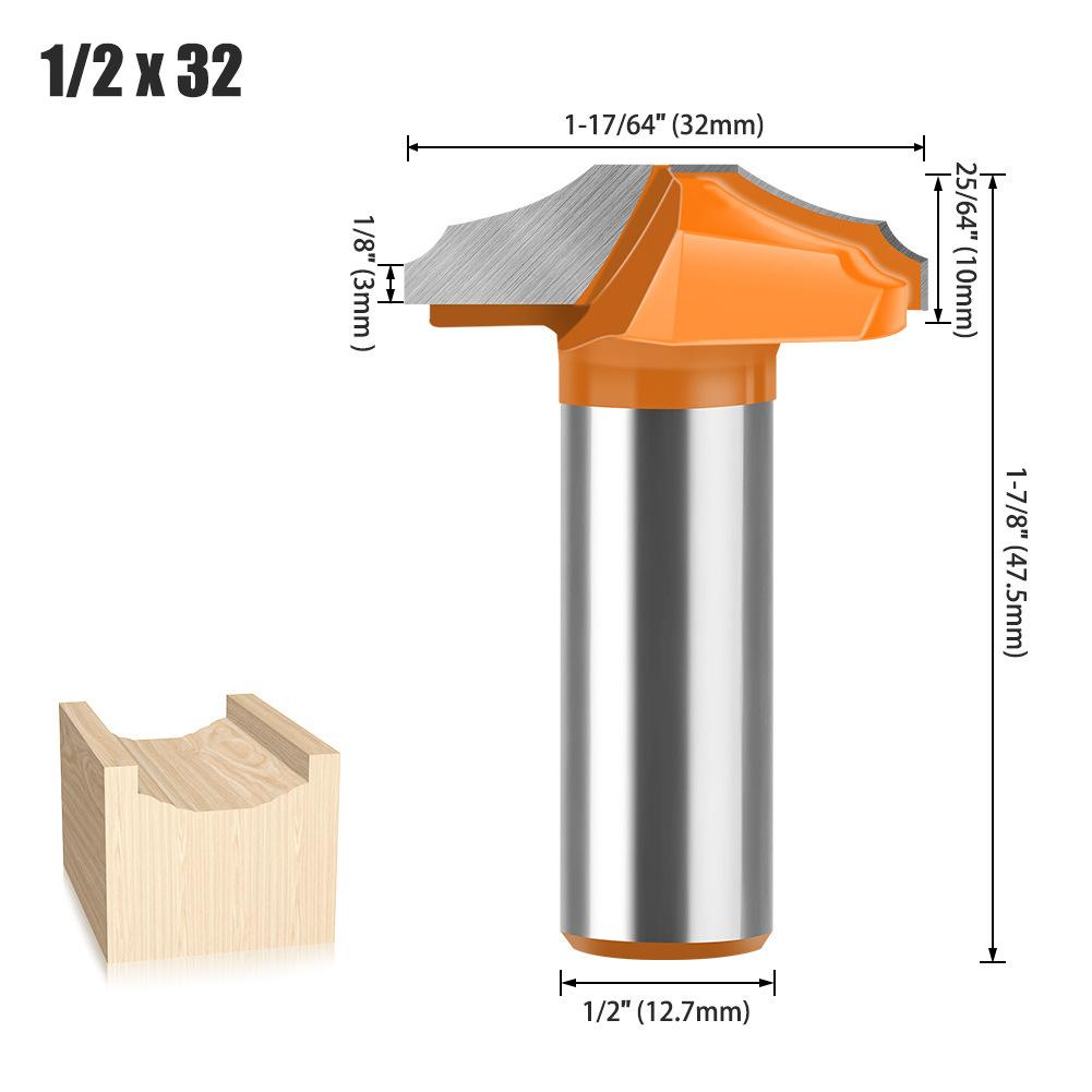 Thin Door Panel Knife Pattern Knife Cabinet Door Panel Knife Cutting Knife Trimming Edge Woodworking Engraving Machine Integrated Knife Bottom Cutter