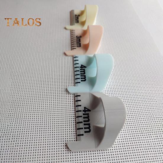2/3/4MM Sewing Template Finger Ruler DIY Sewing Craft Projects Patchwork 3D Printed Sewing Stencil Tools with Precise Scale Sewing Enthusiasts Gift