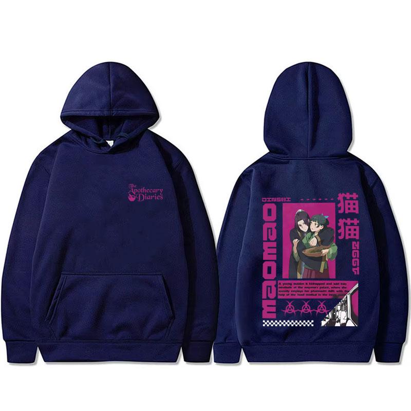 Anime The Apothecary Diaries Maomao Graphic Hoodie Men Women Clothing Fashion Casual Oversized Streetwear Male Vintage Hoodies