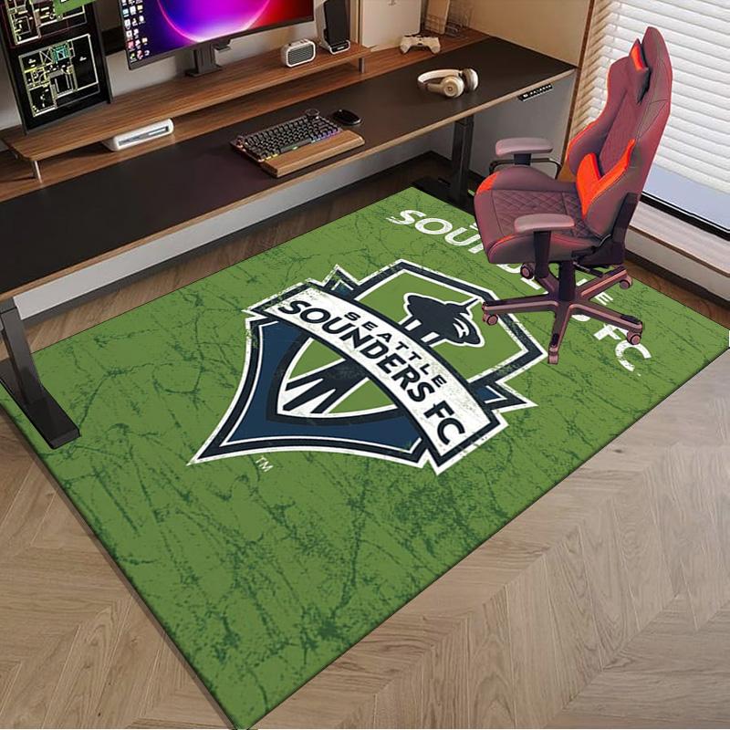 Fc Crest Design Printed Area Rug for Office, Chair Rug, Decorative Carpet Floor Mat, Large Size Fan gifts Christmas gifts
