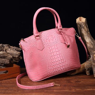 2025 Nieuwe Dames Tas Grote Capaciteit Kleurrijke Krokodillenpatroon Handtas Mode Commute Minimalistische Schoudertas Lichtgewicht Veelzijdige Crossbody Tas