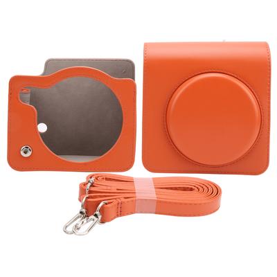 Kamera-Schutzhülle, PU-Leder, Schulter-Kameratasche, passend für Instax SQUARE SQ1, Orange