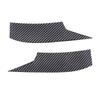 For Chevrolet Corvette C7 2014-2019 Soft Carbon Fiber Car Bumper Front Lip Air Inlet Decorative Sticker Exterior Accessories