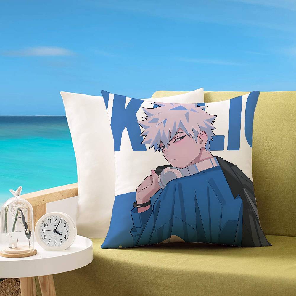 Anime Link Click Pillow Case Cushion Cover Soft Cute Throw Pillow Case For Car Sofa Pillowcase Polyester With Zipper