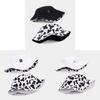 Unisex Cotton Cow Pattern Print Sun Hat With Sunshade And Antiinsect Function For Beach And Outdoor Activities