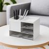 Reasonable Partition Drawer Storage Box Plastic Pen Holder Multipurpose Desk Organizer  School