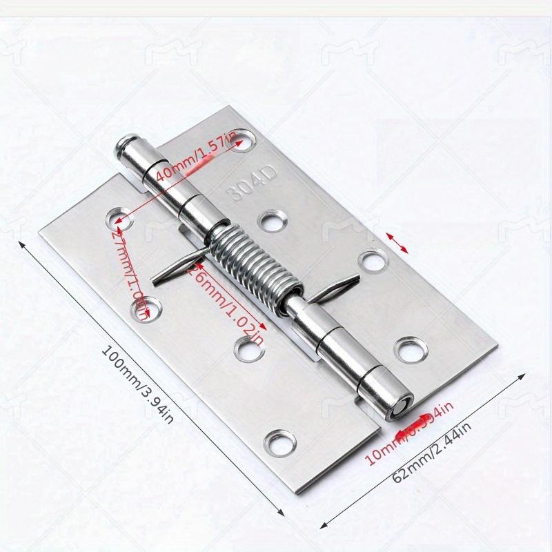 Door Closer Automatic Rebound Hinge Stainless Steel Spring Butt Hinge Hinge Self-Closing Door Return Hinge Factory Wholesale