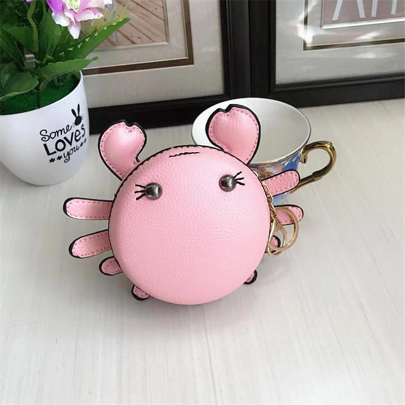 Cute Small Bag 2025 New Japanese Cartoon Small Crab Change Bag Ins Trendy Hand Keychain Small Round Bag