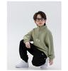 Boys' Fleece-Lined Half-Zip Sweatshirt: Trendy, Warm, Long-Sleeved Top for Autumn/Winter 2025