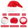 Universal Christmas Hat Thickness Red Santa Claus Cap Merry Christmas Classic Festival Supplies Party Cosplay