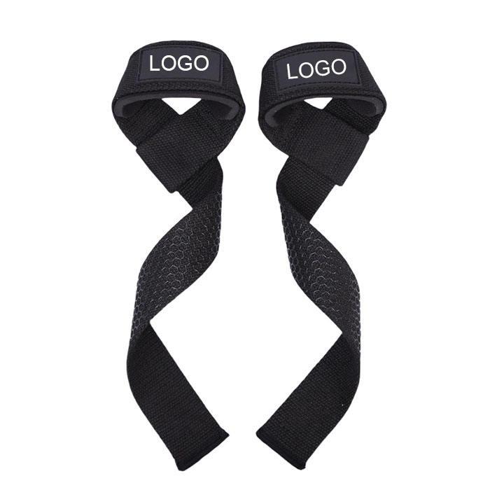 Oem Custom Logo Heavy Duty Weight Lifting Straps Body Building Deadlift Straps Powerlifting Gym Wrist Straps For Gym Weightlifti