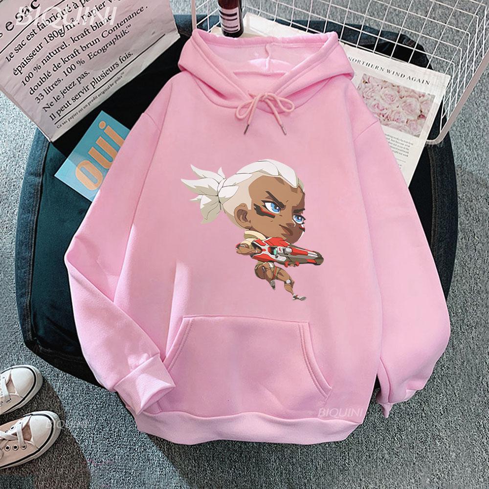 

Sojourn Cute Spray Overwatch 2 Kawaii Hoodies Unisex Woman Men Sweatshirt Funny Printed Male Winter Oversized Coat Sweatshirt S