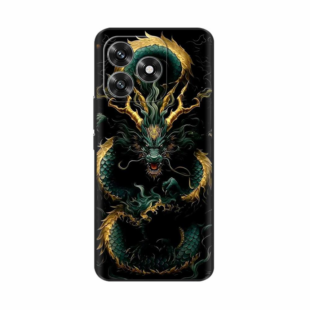 For Honor X5c Plus Case Luxury Painted Back Cover Soft Silicone Case For Honor X5c Plus X5 C Plus Proective Phone Cases Fundas