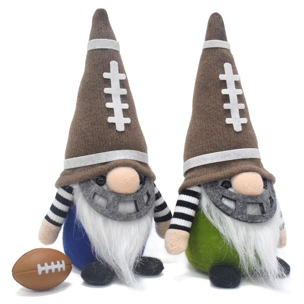 Handcrafts Football Gnomes Plush Dolls Stuffed Scandinavian Swedish Tomte Figurines for Holiday Party Home Decoration