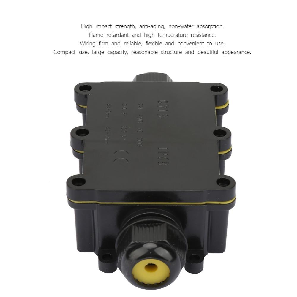 2/3/4 Way Junction Box Wire Range 4-15mm Electrical Enclosure  Electrical Applications