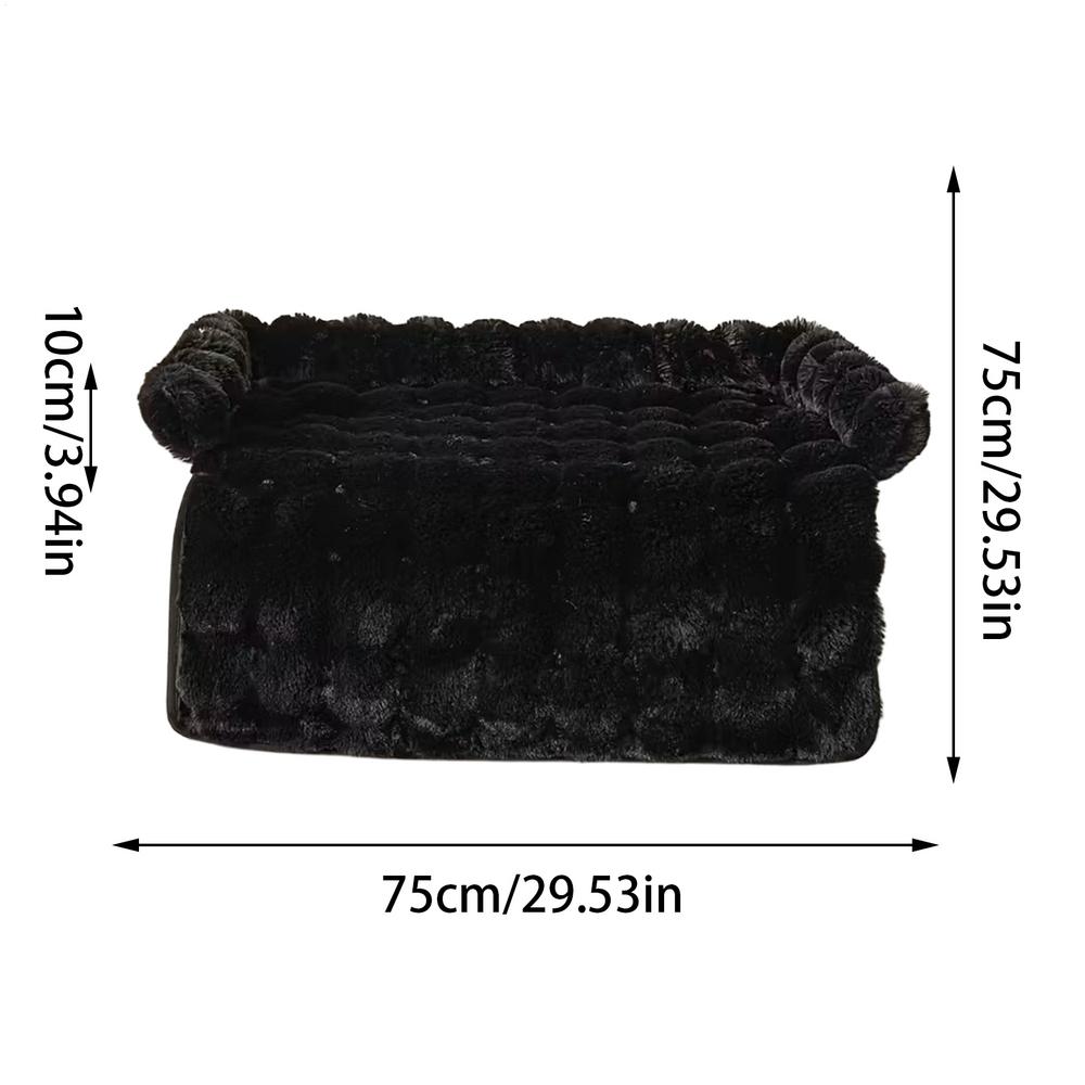 Pet Fluffy Soothing Couch Removable Cat Sleeping Cushion Washable Dog Nest Couch Pet Supplies for Home Kitchen Nursery Apartment