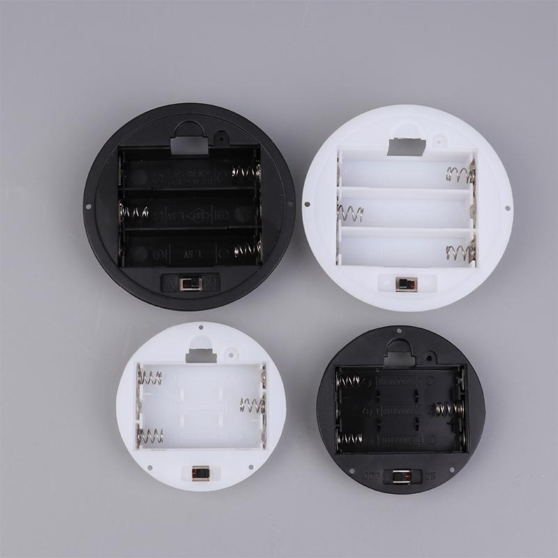 1/3Pcs 3 AAA/AA 4.5V Battery Case With Switch Cover Embedded Battery Holder Battery Storage Boxes Switch Socket Container