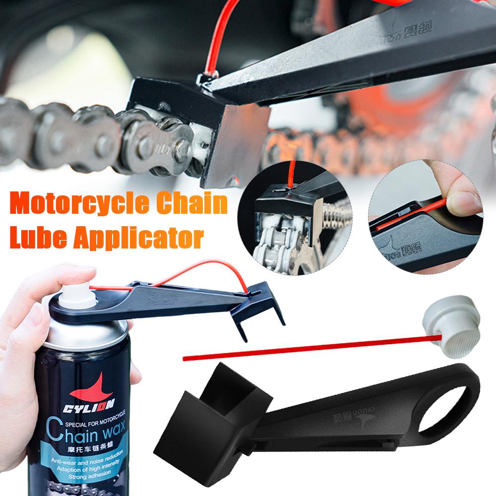 1-15pcs Motorcycle Chain Lube Applicator Mess-Free Chain Wax Chain Cleaner Attachment Motorcycle Chain Oil Applicator