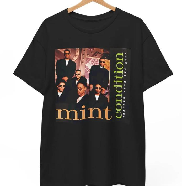 Mint Condition Shirt 90S R&B Group Band Gift For Fans Short Sleeves S-5Xl XXXL