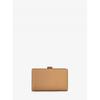 Michael Kors Greenwich Zip Around Tab Wallet Medium 35t5sgre8t3470 Peanut Multi
