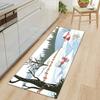 Christmas Kitchen Sand Carpet Doormat Long Floor Mat