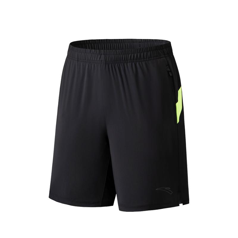 Anta Color Block Breathable Versatile Mid Rise Casual Five Point Shorts Men Shorts 152535503-1