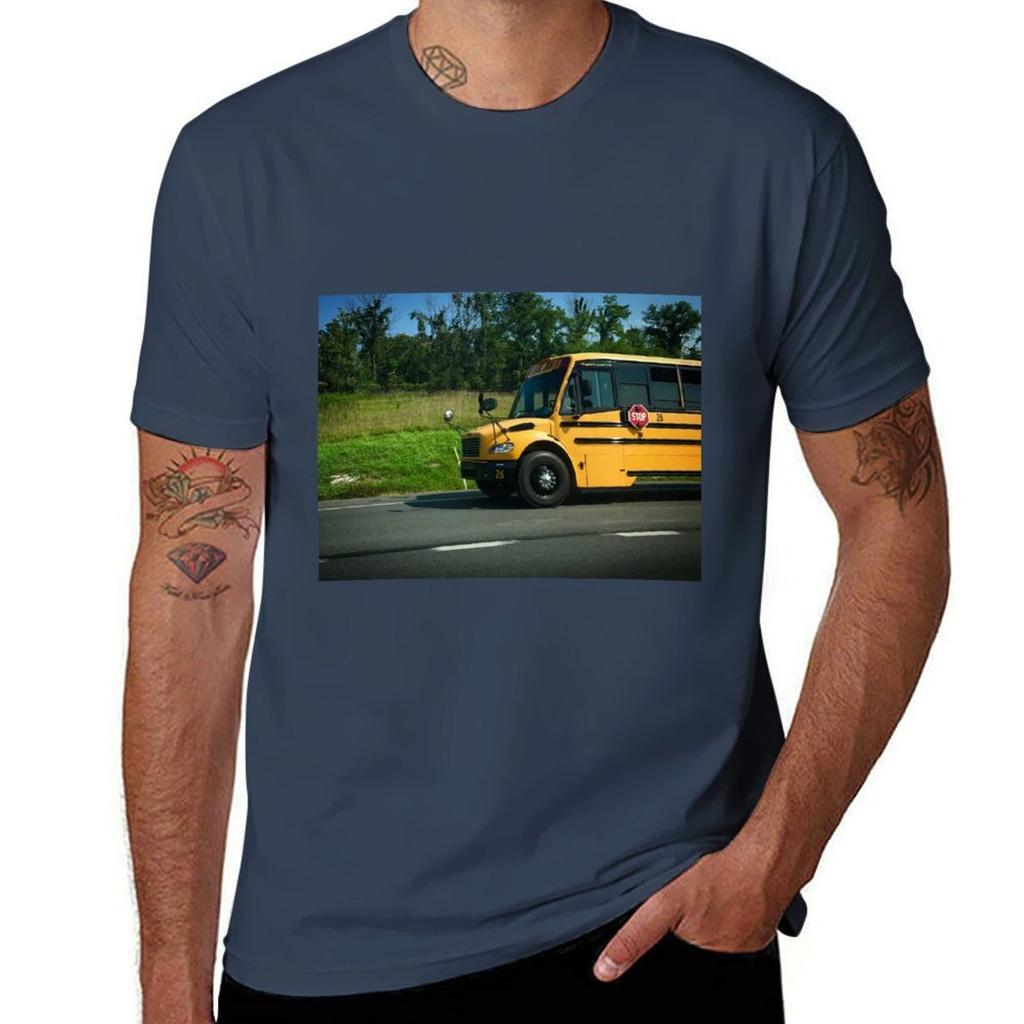 School Bus Tshirt Holiday All Match Tshirt
