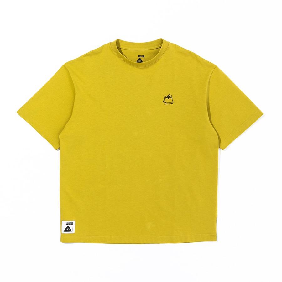 Polar Staff Camp Vibes Relax Fit Tee Citron L (231Mcv0051Citl)