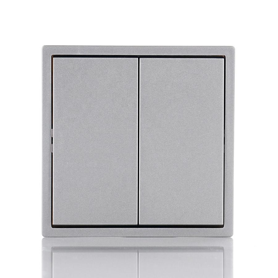Commercial Electrical Wall Button Switch White Black Gold Grey Color New Design Big Rocker PC Panel Wall Light Switch