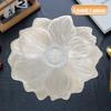 Tappetino in PVC Antiscivolo Fiore di Loto con Spesso Isolamento per Elegante Sala da Pranzo Domestica