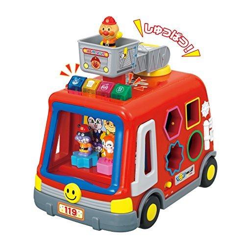 Anpanman Sound, Light and Hand Play! DX Puzzle Fire Engine