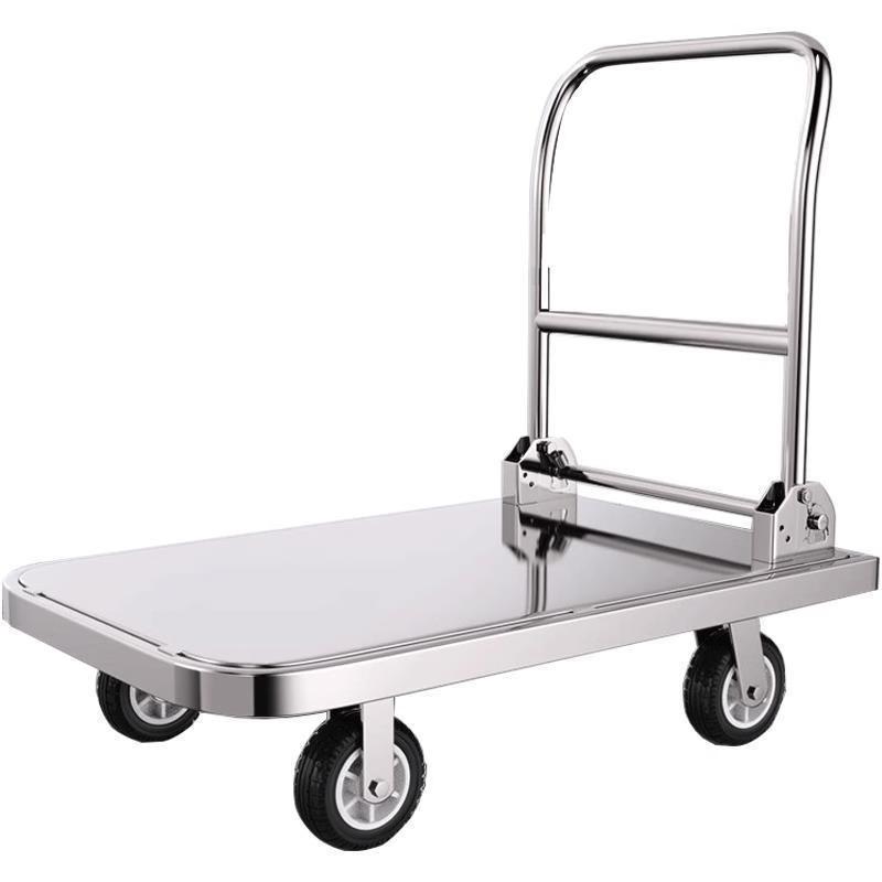 Baishengniu Stainless Steel Flatbed Cart