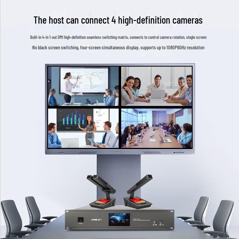 SHILE Wired Digital Conference Microphone with Video Tracking